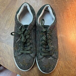 Lola Cruz Rhinestone Sneakers - Size 39 (8.5)